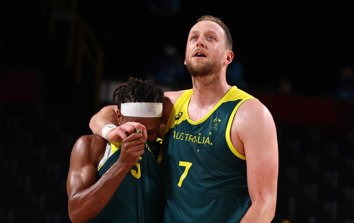 Patty Mills Joe Ingles | Patty Mills in Joe Ingles sta bila najbolj zaslužna za to, da je Avstralija v tekmi za bron premagala Slovenijo. | Foto Reuters