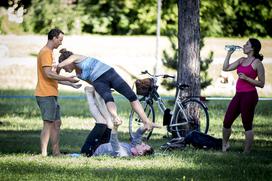 park, park Tivoli, Ljubljana