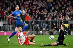 Šeško zabil Bayernu, a ostal brez točk. Borussia izgubila v Dortmundu.