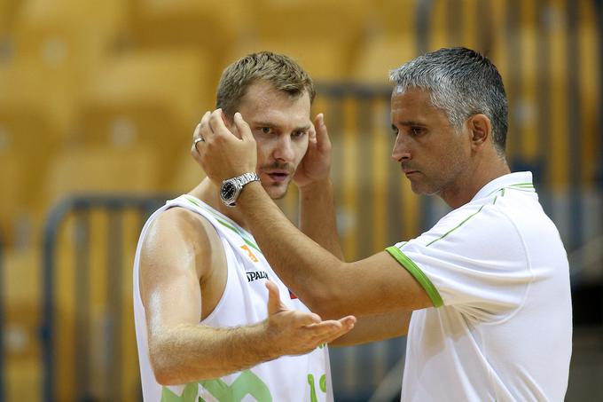 Selektor Igor Kokoškov je zadovoljen, kako so njegovi varovanci izboljšali obrambo v primerjavi s petkovo tekmo. | Foto: Matic Klanšek Velej/Sportida