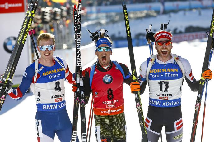 Johannes Tingnes Boe Simon Schempp Simon Eder Hochfilzen SP | Foto Reuters