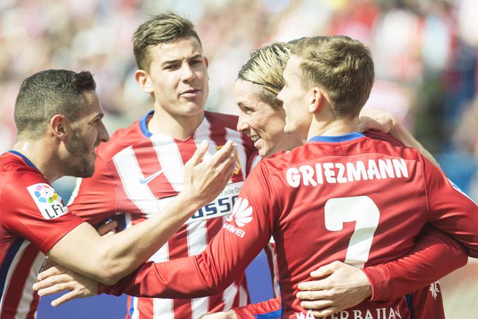 Antoine Griezmann (desno) bo 28. maja v Milanu poskušal Atleticu priigrati evropsko krono. | Foto: 