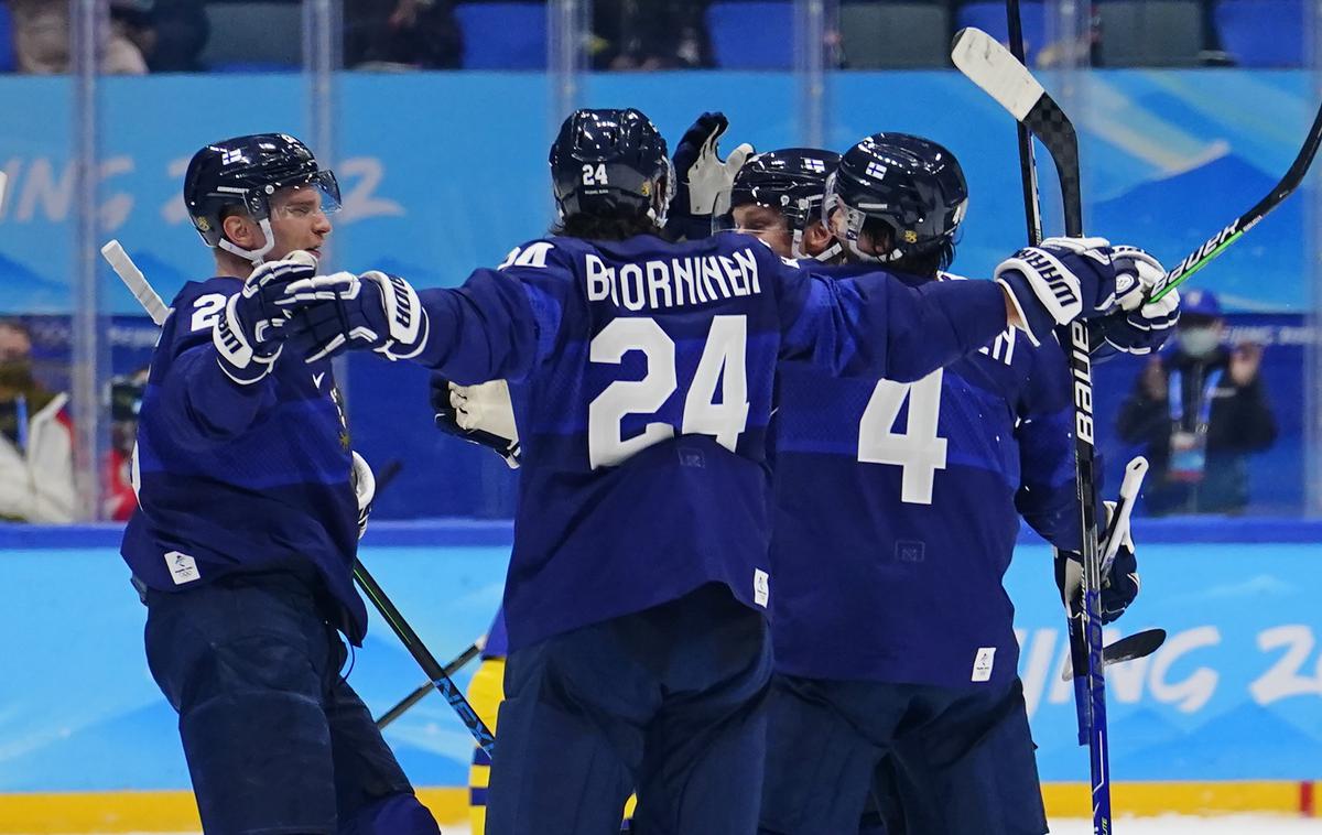 Finska | Finci so po velikem preobratu premagali Švede in osvojili prvo mesto v skupini. Obe reprezentanci sta se neposredno uvrstili v četrtfinale. | Foto Guliverimage