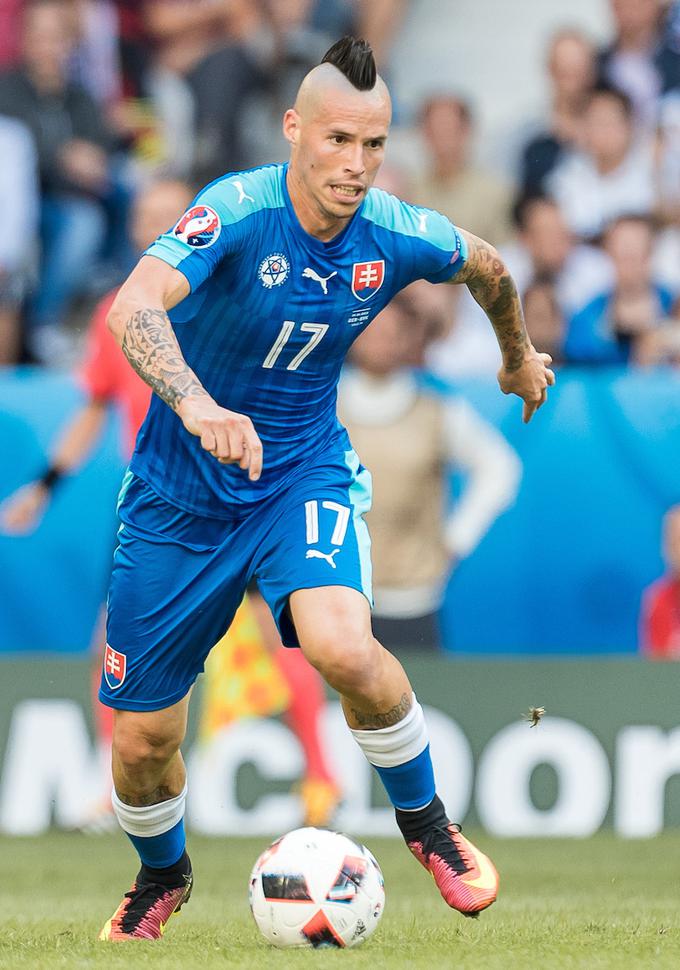 Nogometaš Napolija Marek Hamšik, eden izmed zvezdnikov serie A, je vreden skoraj 40 milijonov evrov. | Foto: Sportida