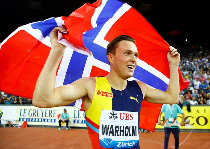 Norvežan Karsten Warholm letos navdušuje v teku na 400 metrov z ovirami. | Foto: Reuters