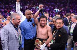 Manny Pacquiao pri 40 letih znova svetovni velterski prvak