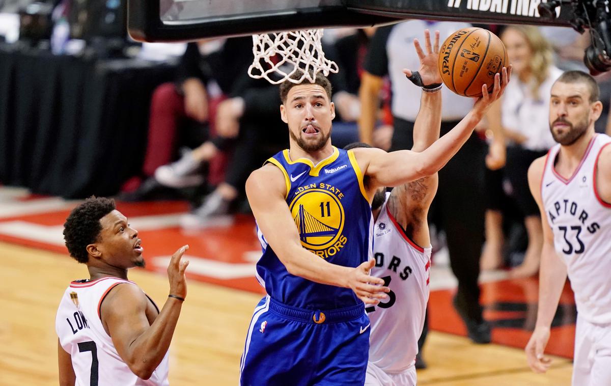 Kyle Thompson | Klay Thompson je v celoti izpustil že lansko sezono, slabo kaže tudi za naslednjo. | Foto Reuters