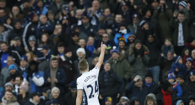 Fletcher se je na Hawthorns preselil februarja 2015 na lastno željo, saj je želel igrati. WBA ga je sprejel z odprtimi rokami in ga takoj postavil za kapetana.  | Foto: Reuters