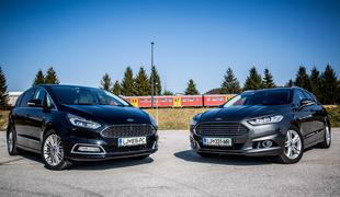 Primerjalni test: ford S-max ali mondeo karavan kot prvo družinsko vozilo?