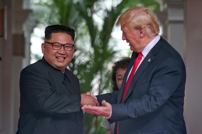 Kim Jong-un in Donald Trump | Foto Reuters