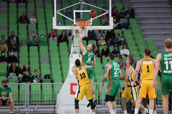 Cedevita Olimpija - Split (Edo Murić) | Olimpija je na imeniten način prišla do četrte zmage v tej jadranski sezoni. Najboljši strelec tekme proti Splitu je bil Edo Murić. | Foto Cedevita Olimpija/Aleš Fevžer