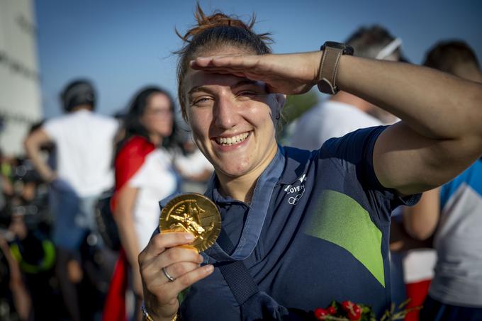 Olimpijska prvakinja Andreja Leški je po številnih sprejemih že osredotočena na naslednjo sezono. | Foto: Ana Kovač