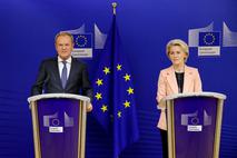 Ursula von der Leyen in Donald Tusk