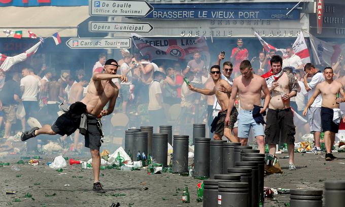 Na ulicah Marseilla je bilo leta 2016 zelo burno. | Foto: Reuters