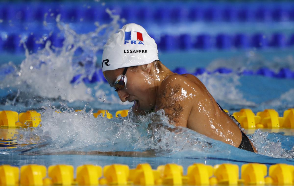 Fantine Lasaffre | Ukrajinec Mihailo Romančuk je kraljeval na 400 m prosto. | Foto Reuters