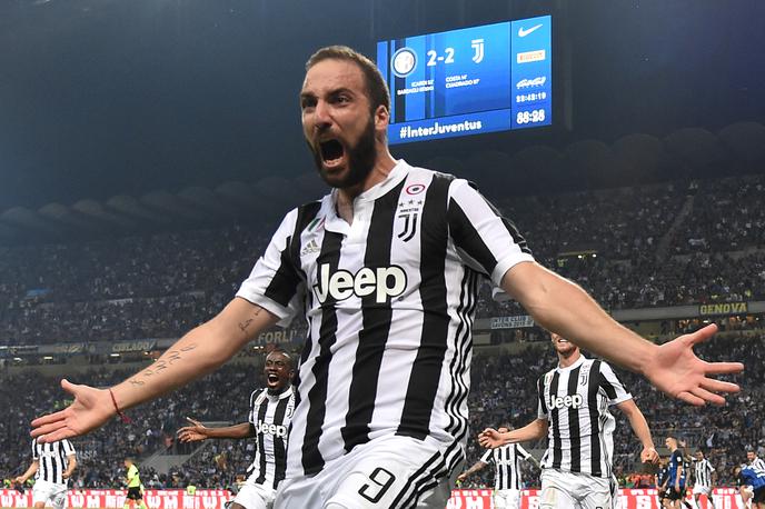 Higuain | Gonzalo Higuain je za Juventus v dveh letih zabil 55 golov v 105 nastopih na vseh tekmovanjih. Pred tem je za Napoli na 147 tekmah dosegel 92 golov. | Foto Reuters