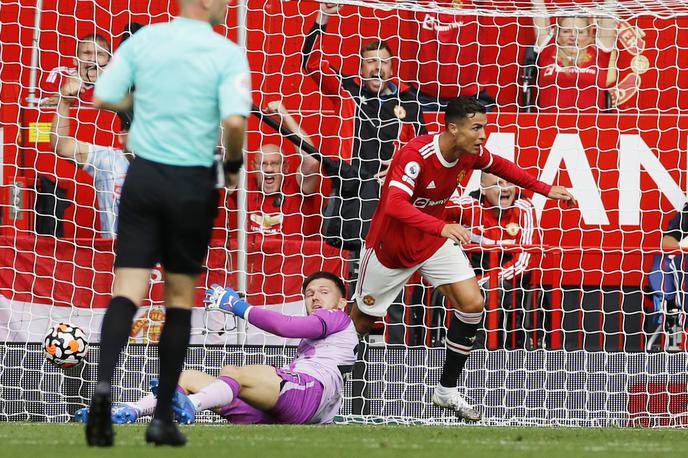 Cristiano Ronaldo | Cristiano Ronaldo je zadel v polno že na prvi tekmi na Old Traffordu po vrnitvi na Otok. | Foto Reuters