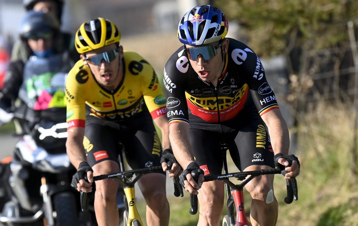 Wout Van Aert & Christoph Laporte | Wout Van Aert je zmagovalec letošnje dirke E3 Saxo Bank Classic. | Foto Guliverimage