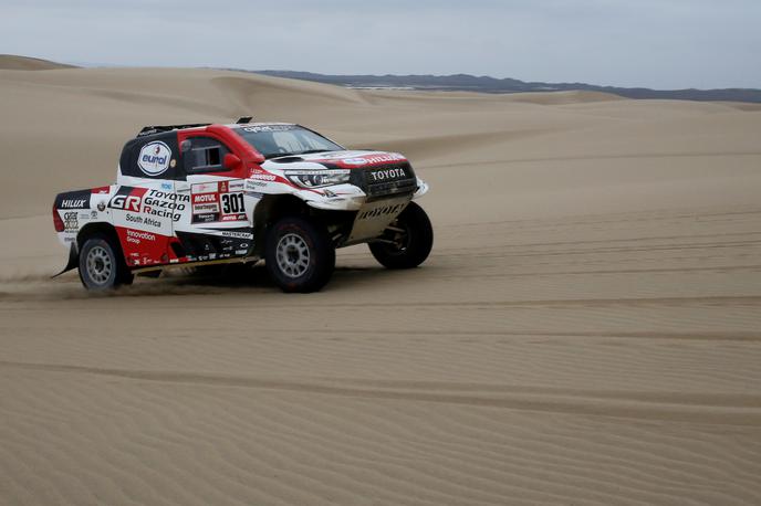 Nasser Al-Attiyah | Nasser Al-Attiyah je tik pred skupno zmago na reliju Dakar. | Foto Reuters