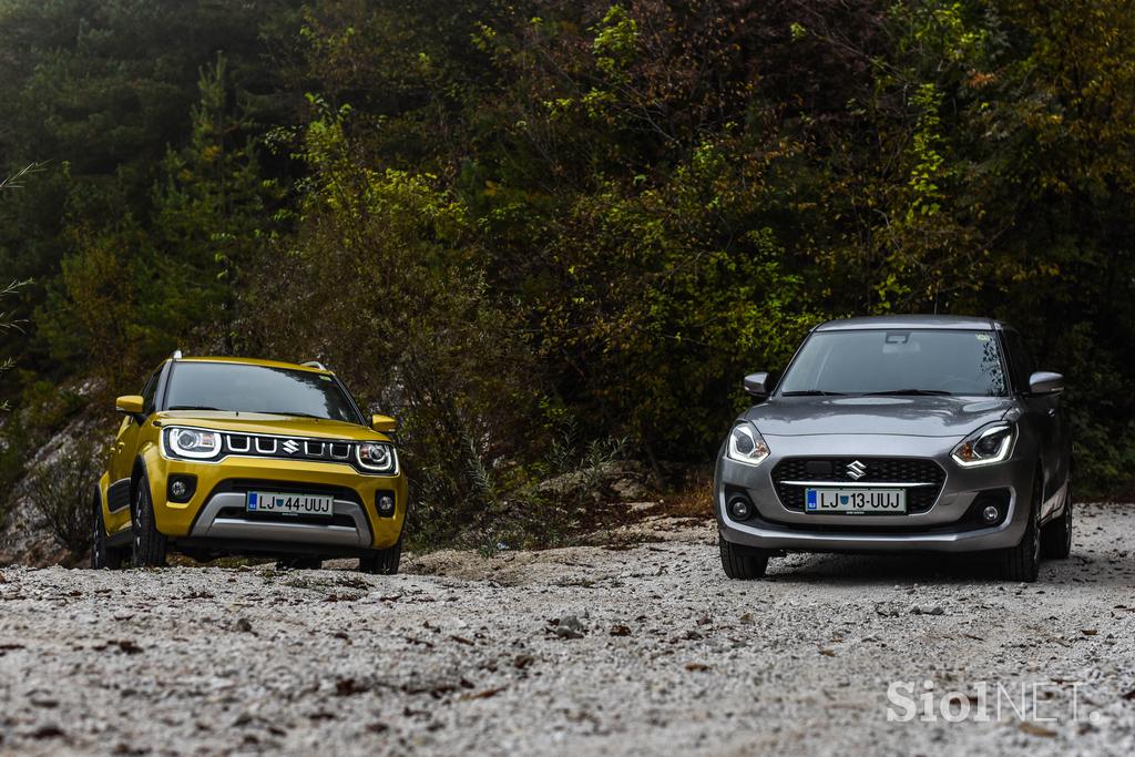 Suzuki swift in suzuki ignis 4x4