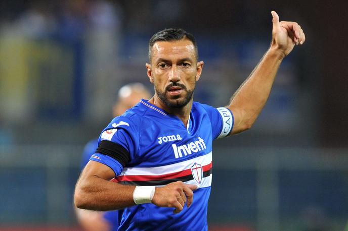 Fabio Quagliarella | Šestintridesetletni Fabio Quiagliarella je v prvem polčasu proti Spalu v Ferrari dosegel še dva zadetka in se na lestvici najboljših strelcev izenačil s Cristianom Ronaldom. | Foto Reuters