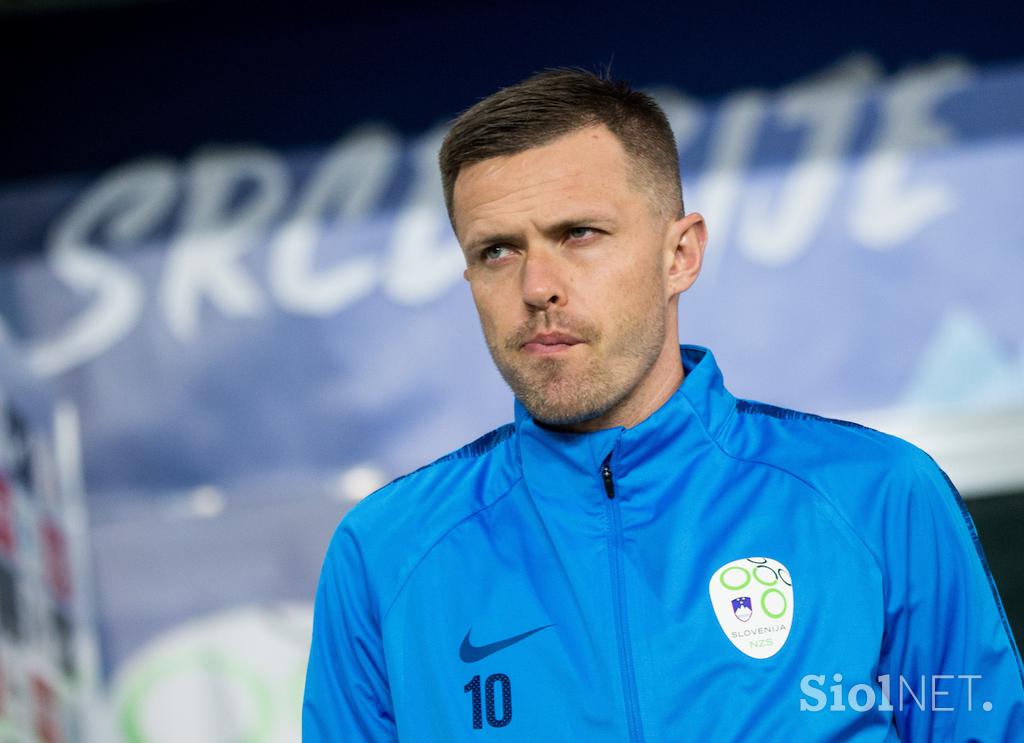 Slovenska nogometna reprezentanca trening Stožice