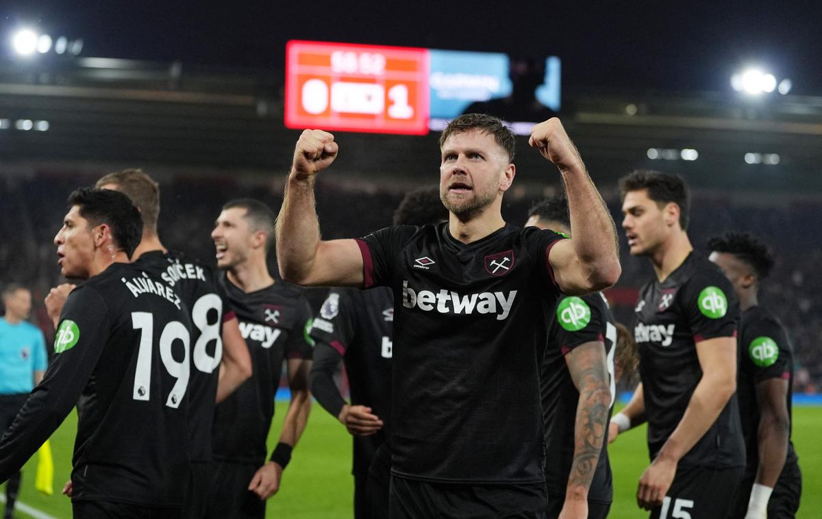 Niclas Füllkrug West Ham | Nicolas Füllkrug se je poškodoval. | Foto Reuters