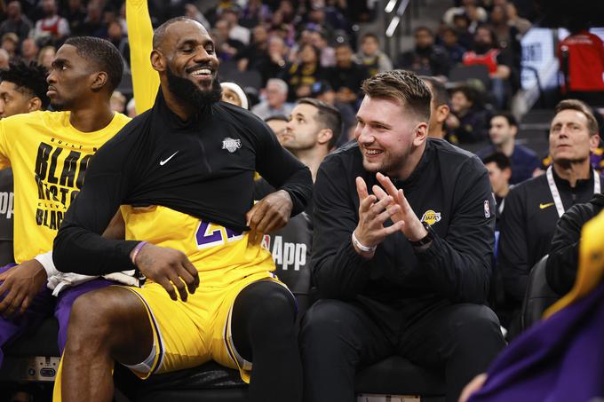 Luka Dončić LeBron James | Foto: Guliverimage