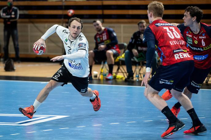 RK Trimo Trebnje : Rhein-Neckar Löven, liga EHF | Trebanjci so odigrali prvo evropsko tekmo v letu 2021. | Foto Vid Ponikvar/Sportida