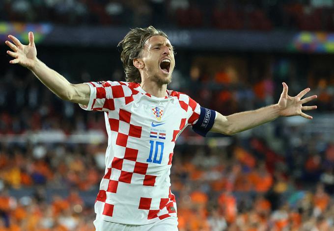 Luka Modrić je srečanje z Nizozemsko odigral z mladostno svežino. Igral je vseh 120 minut. | Foto: Reuters