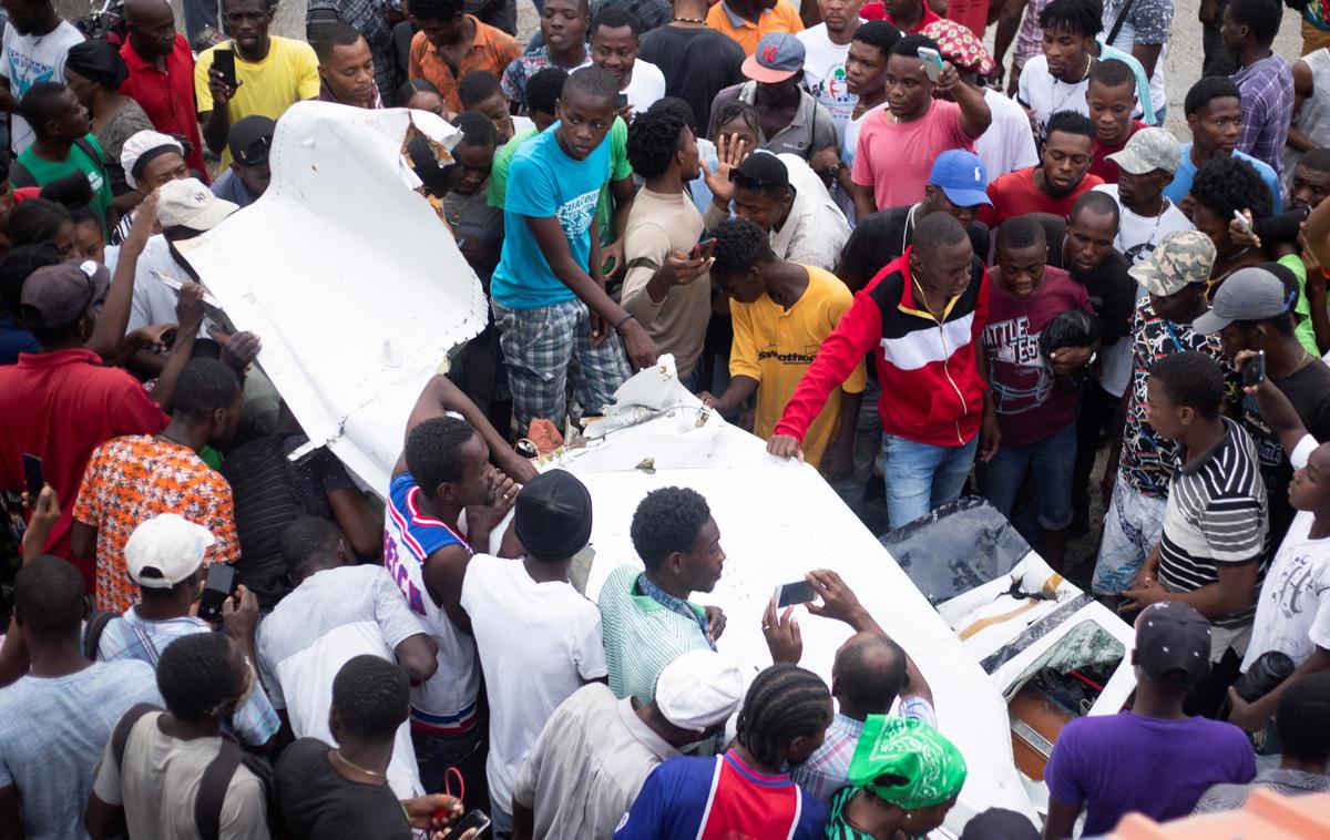 Haiti, letalska nesreča | V nesreči je umrlo najmanj šest oseb, poročajo tuje agencije.  | Foto Reuters