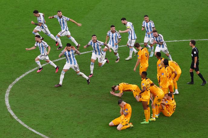 SP četrtfinale Argentina Nizozemska | Argentina je po streljanju enajstmetrovkah znova izločila Nizozemsko. | Foto Reuters