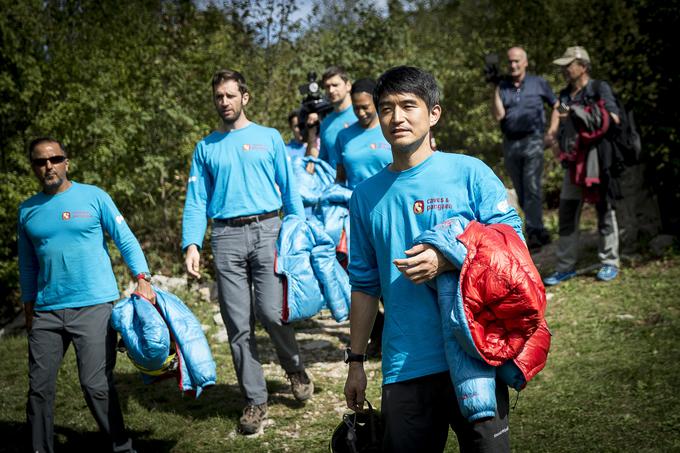 Z najnovejšim učnim usposabljanjem v jami so astronavti urili veščine, ki jim bodo v prihodnosti pomagale pri delu na vesoljskih postajah in pri raziskovanju terenov na Luni in Marsu. | Foto: Ana Kovač