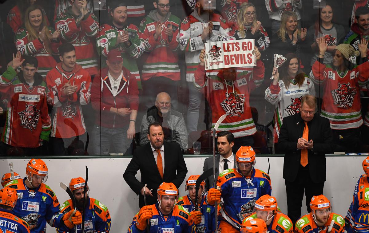 liga EIHL | Lige EIHL v novi sezoni ne bo. Največja težava, ki je pripeljala do odločitve, je ukrep, ki navijačem onemogoča ogled tekem. | Foto Getty Images