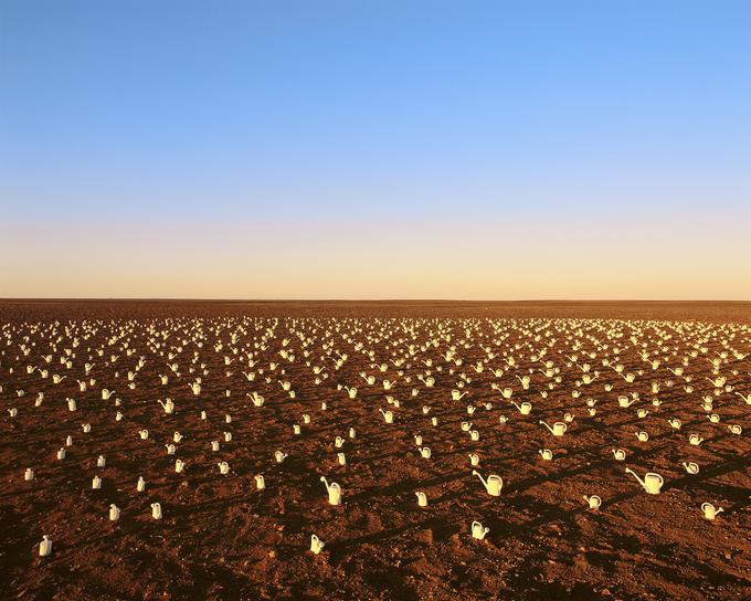 Moon Plain, 2002, prostorska intervencija, Coober Pedy, Avstralija | Foto: Alex Makeyev, z dovoljenjem Mateja Andraža Vogrinčič