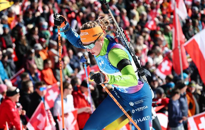 Anamarija Lampič: To je bilo moje najboljše prvenstvo, odkar sem v biatlonu. | Foto: Reuters