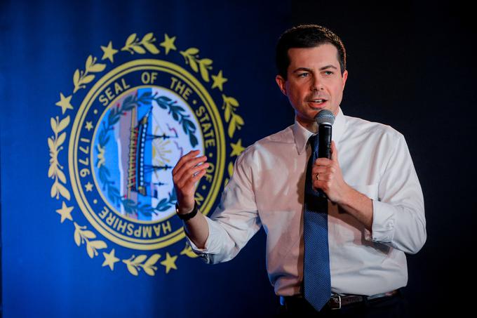 Pete Buttigieg se je s položaja relativno neznanega župana povzpel na mesto prvega istospolnega predsedniškega kandidata v zgodovini ZDA, ki se očitno resno poteguje za demokratsko predsedniško nominacijo. | Foto: Reuters