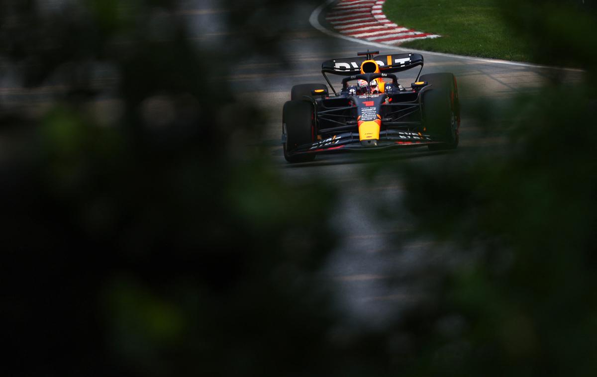 Montreal Max Verstappen Red Bull | Max Verstappen kot vselej v petek ni najbolj zadovoljen z dirkalnikom, a je nato v soboto vse v redu. | Foto Reuters