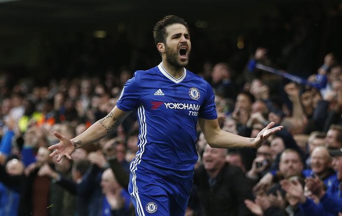 Cesc Fabregas se je k Chelseaju preselil leta 2014. | Foto: Reuters