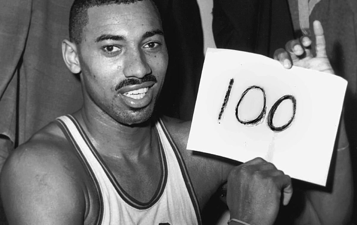 Wilt Chamberlain | Spomin na tekmo s stotimi točkami. Ni ne videoposnetka ne fotografije z žogo. | Foto Guliver Image