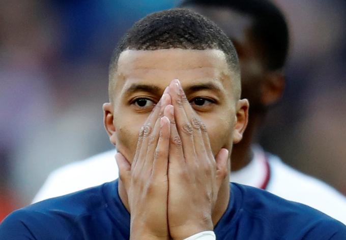 Kylian Mbappe je po podatkih Transfermarkta najdražji nogometaš na svetu. Njegova tržna vrednost znaša 180 milijonov evrov. | Foto: Reuters