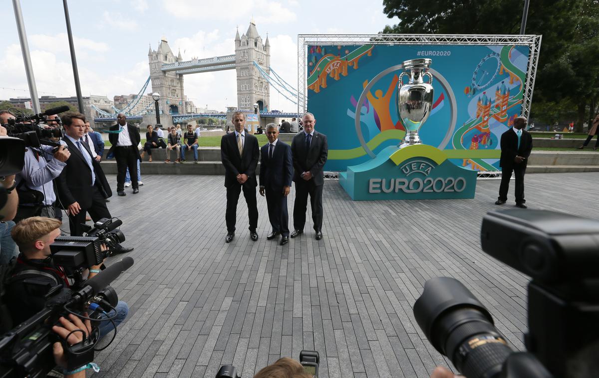 Aleksander Čeferin London | Predsednik Uefe Aleksander Čeferin bo pokal, namenjen evropskem prvaku, podelil 11. julija na Wembleyju v Londonu. | Foto Guliverimage