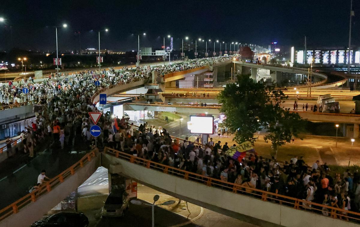 Protest Beograd | V zadnjem času so potekali protesti proti projektu pridobivanja litija v več kot 40 srbskih mestih. | Foto Reuters