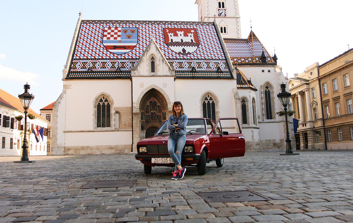 rent a Yugo | Antonija Buntak, avtorica in izvajalka nove zagrebške storitve Yugocar Adventure. | Foto Arhiv Yugocar Adventure