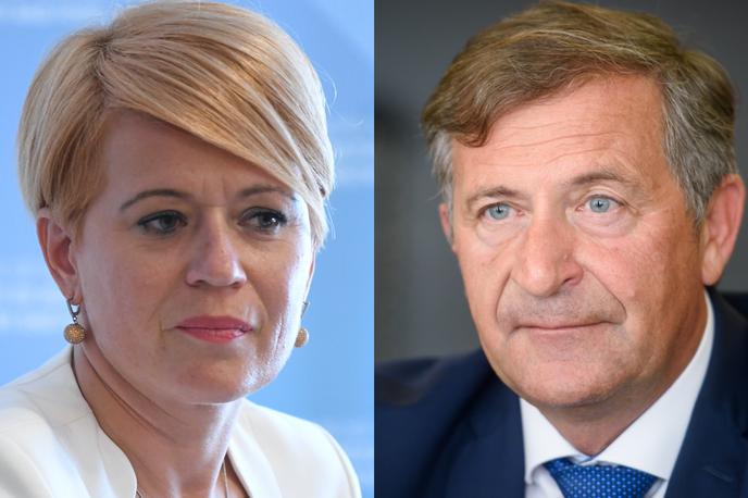 Aleksandra Pivec, Karl Erjavec | Foto STA