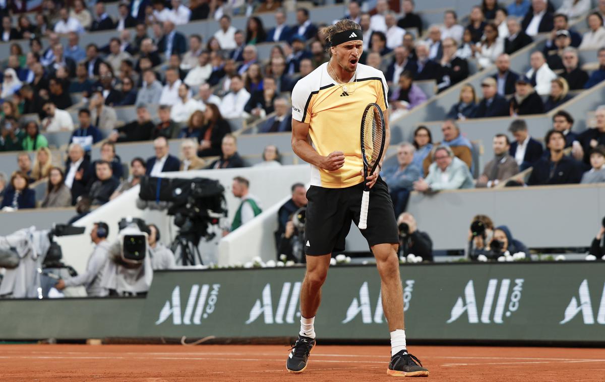 Alexander Zverev | Alexander Zverev se je prebil v polfinale. | Foto Guliverimage