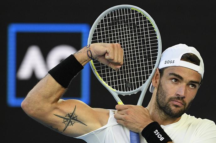 Matteo Berrettini | Zdravniki so Matteu Berrettiniju svetovali daljši počitek, Italijan pa je upošteval njihov nasvet. | Foto Guliverimage