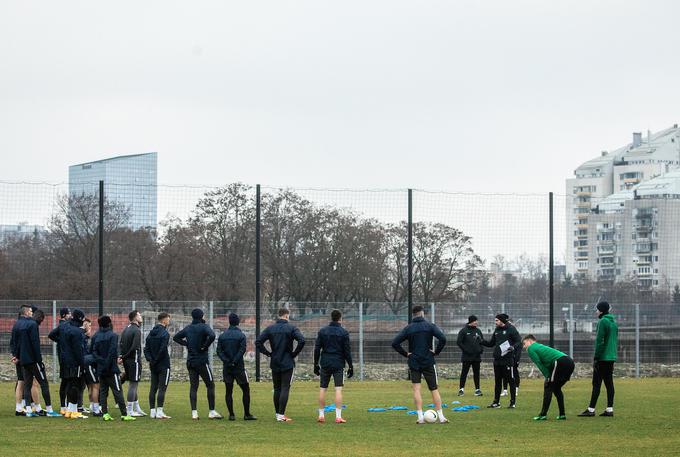 Na uvodnem treningu Olimpije v letu 2021 ni bilo Vukušića. Z razlogom. | Foto: Vid Ponikvar