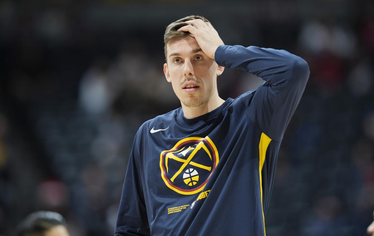 Vlatko Čančar, Denver Nuggets | Vlatko Čančar ni dočakal priložnosti za igro, ob tem pa je njegov Denver še izgubil. | Foto Guliverimage