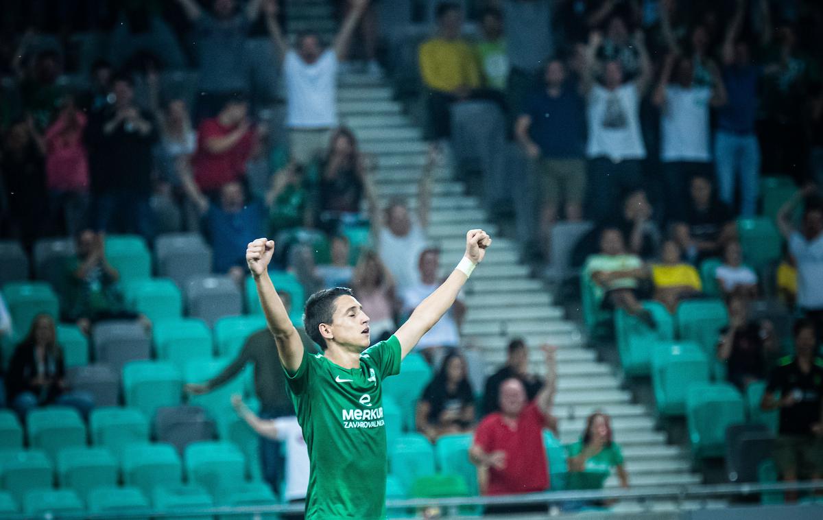 NK Olimpija, NK Domžale, prva liga Telekom Slovenije | Olimpija se je po zmagi nad Domžalami znašla na vrhu razpredelnice. | Foto Grega Valančič/Sportida